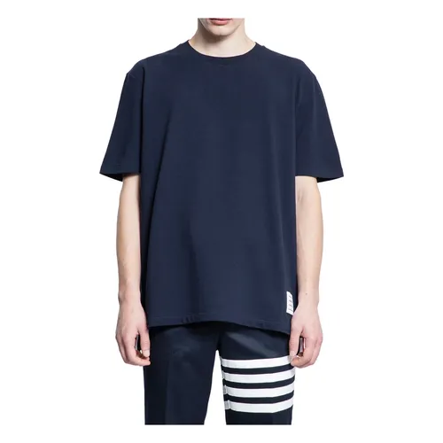 Center-back Stripe Pique Tee - Thom Browne - Modalova