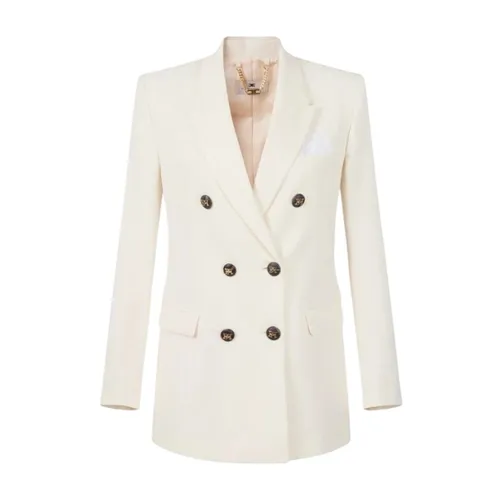 Double-breasted Blazer - Elisabetta Franchi - Modalova