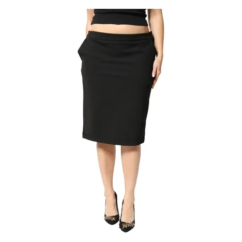Pencil Cut Knee Length Skirt - Gianfranco Ferré - Modalova