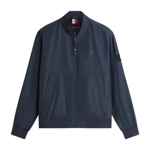Water Resistant Tonal Logo Bomber Jacket - Tommy Hilfiger - Modalova