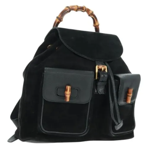 Mochila de Ante Pre-owned - Gucci Vintage - Modalova
