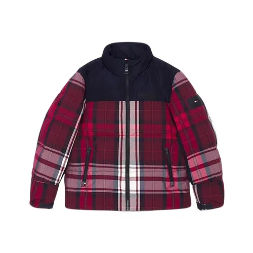 Padded Jacket with High Collar - Tommy Hilfiger - Modalova