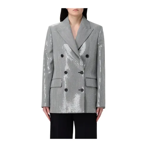 Sequin Embellished DoubleBreasted Blazer - Golden Goose - Modalova