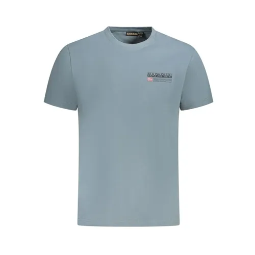 Bold Logo Cotton T-Shirt - Napapijri - Modalova