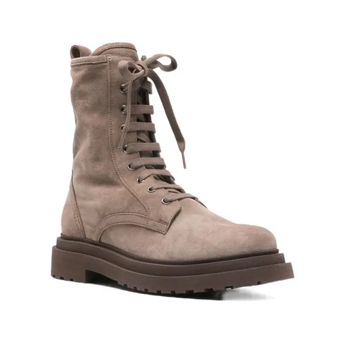 Lace-up Boots - Brunello Cucinelli - Modalova