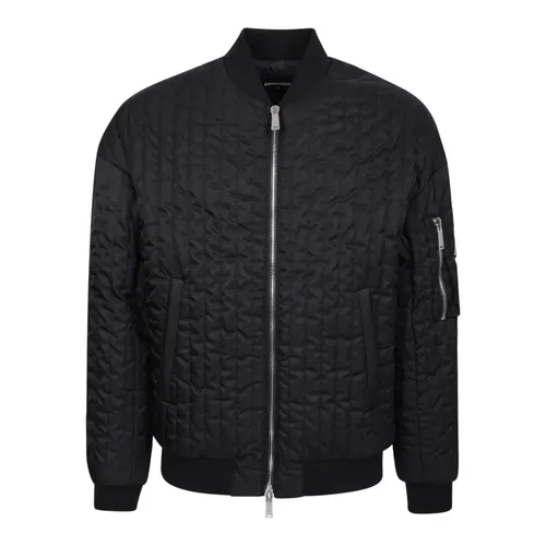 Black Jacket Contemporary Street Style - Dsquared2 - Modalova