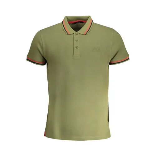 Polo de Algodón Verde con Logo - Cavalli Class - Modalova