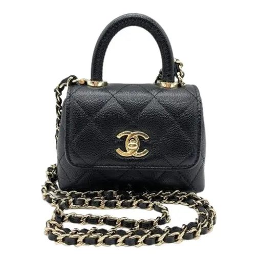 Pre-owned Leather Mini Bag - Chanel Vintage - Modalova