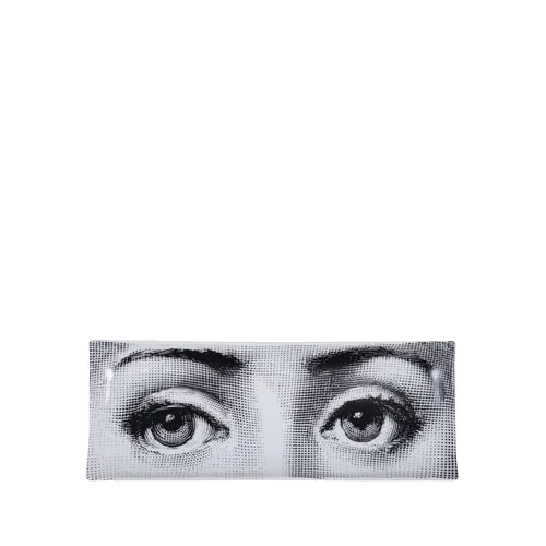 Black/White Rectangular Tray Occhi - Fornasetti - Modalova