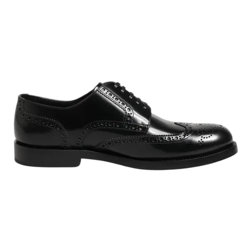 Formal Derby Wingtip Shoes - Dolce & Gabbana - Modalova