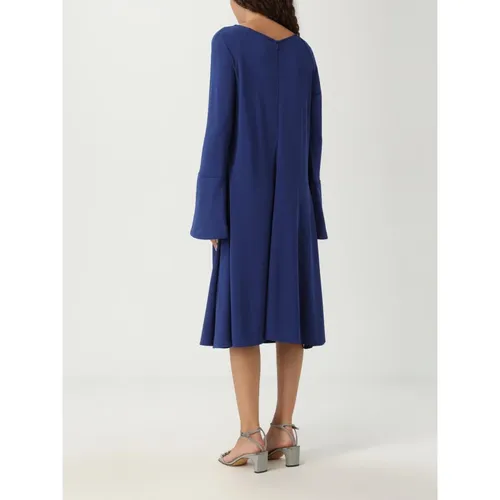 Elegant Solid Dress - Emporio Armani - Modalova