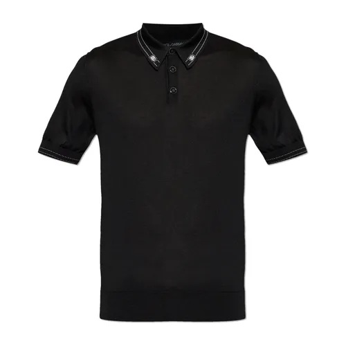 Silk Polo - Dolce & Gabbana - Modalova