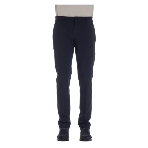 Blue Tailored Trousers Zip Closure - PT Torino - Modalova