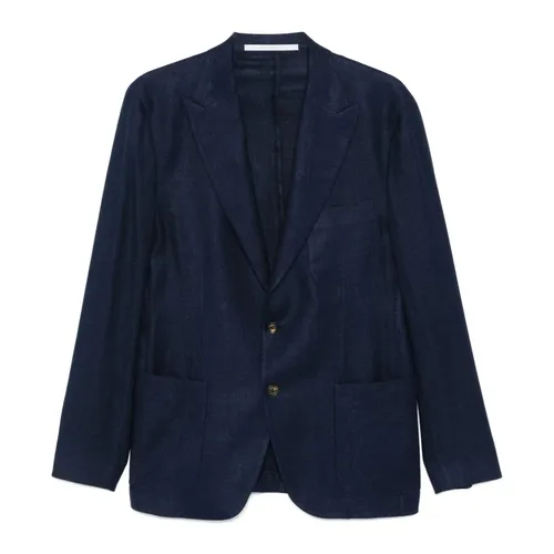 Linen Wool Silk Blazer - Eleventy - Modalova