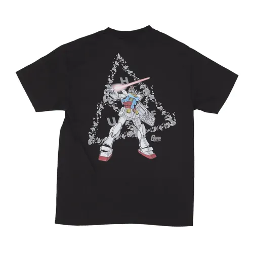 Gundam Triple Triangle Black Tee - HUF - Modalova