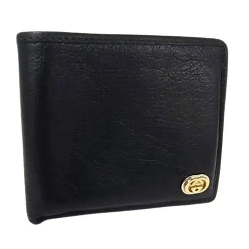 Pre-owned Leather Wallet - Gucci Vintage - Modalova