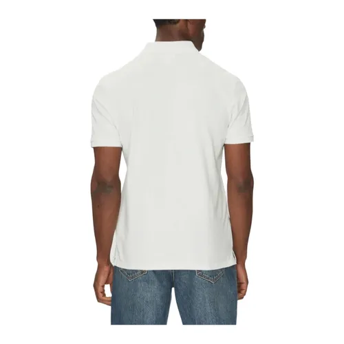 White Polo Shirt with Button Fastening - Calvin Klein Jeans - Modalova