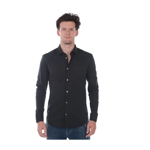 Slim Fit Basic Shirt - Daniele Alessandrini - Modalova