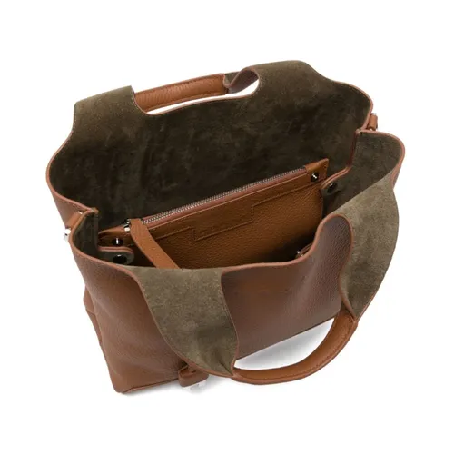 Small leather tote - Hogan - Modalova