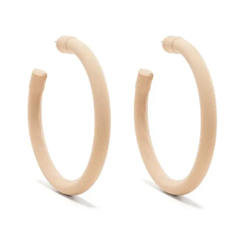 Large Open Hoop Earrings - Maison Margiela - Modalova