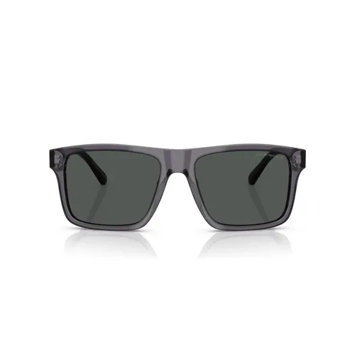 Dark Grey Smoke Sunglasses - Emporio Armani - Modalova