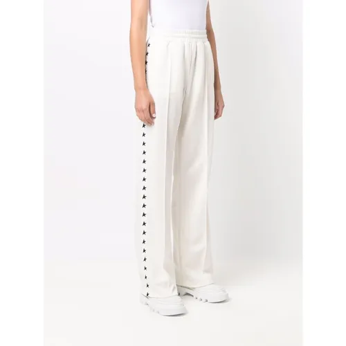 White Elegant Trousers - Golden Goose - Modalova
