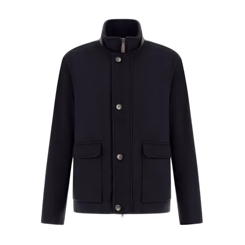 High-collar Jacket - Herno - Modalova