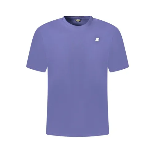 Blue Cotton Men T-Shirt - K-Way - Modalova