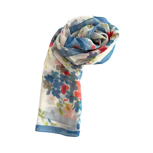 Floral Print Stole - Borbonese - Modalova