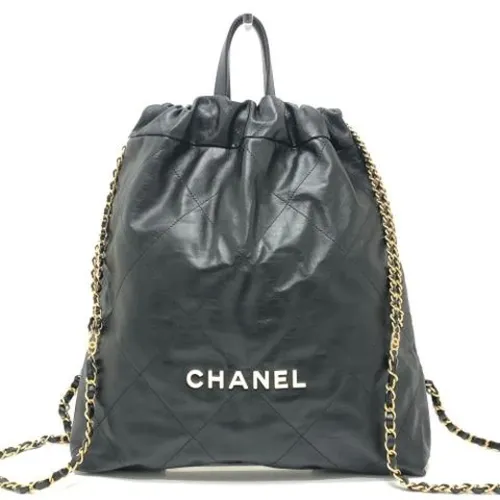 Pre-owned Leather Backpack - Chanel Vintage - Modalova