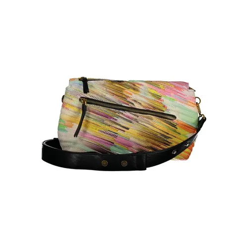 Yellow Polyester Shoulder Bag with Multiple Pockets - Desigual - Modalova