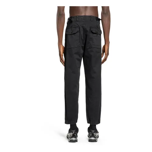 Stretch Broken Twill 'Old' Effect Cargo Trousers - Stone Island - Modalova
