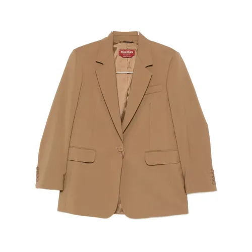 Single-breasted Jacket - Max Mara Studio - Modalova