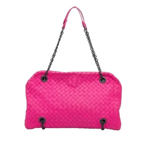 Pre-owned Leather Shoulder Bag - Bottega Veneta Vintage - Modalova