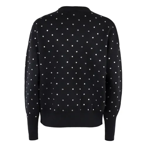 Crystal Detail Wool Pullover - Rabanne - Modalova