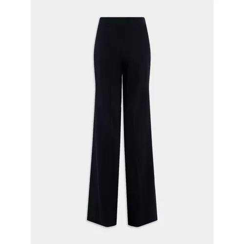 Black Flared Wool Trousers - Stella McCartney - Modalova
