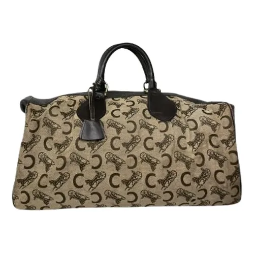 Pre-owned Vintage Canvas Weekend Bag - Celine Vintage - Modalova