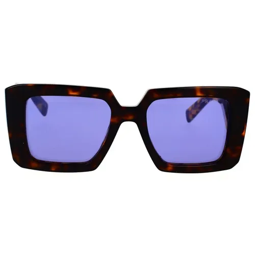 Square Oversize Sunglasses Tortoiseshell - Prada - Modalova