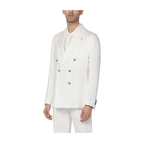 Linen Blazer - Tagliatore - Modalova