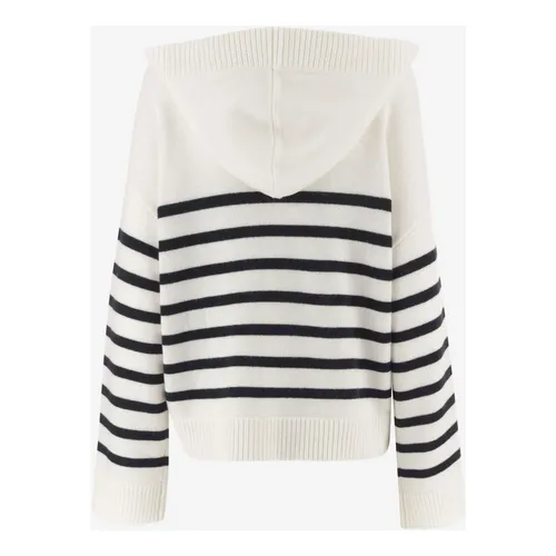 Cashmere Striped Sweater - Allude - Modalova