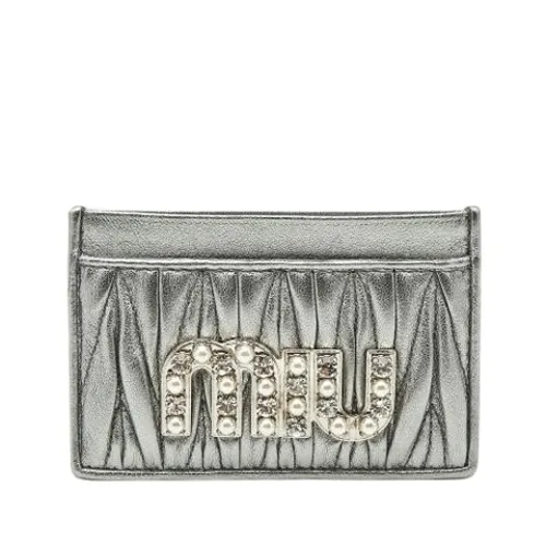 Pre-owned Leather Wallet - Miu Miu Pre-owned - Modalova