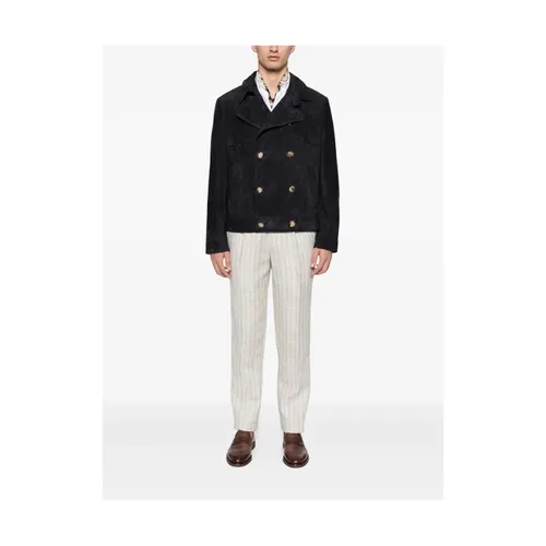 Double-breasted Jacket - Brunello Cucinelli - Modalova