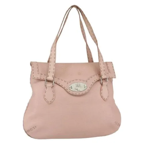 Pre-owned Leather Shoulder Bag - Fendi Vintage - Modalova