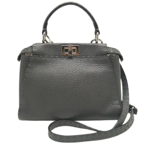 Pre-owned Leather Mini Bag - Fendi Vintage - Modalova