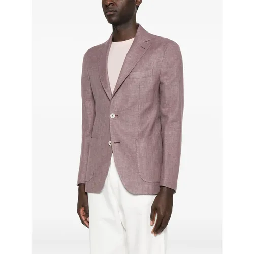 Luxury Linen Wool Silk Jacket - Eleventy - Modalova