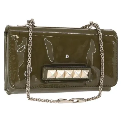 Pre-owned Coated Canvas Shoulder Bag - Valentino Vintage - Modalova