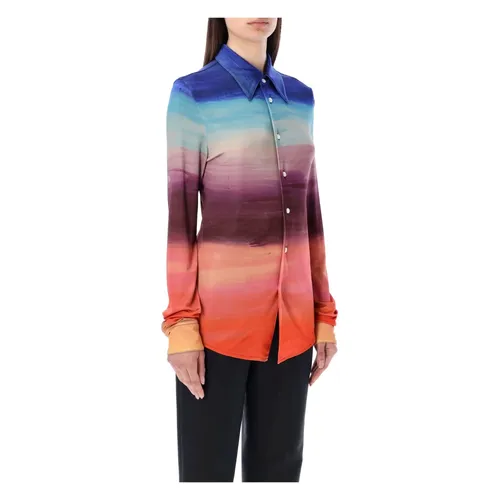 Camicia a Righe Multicolor - Marni - Modalova