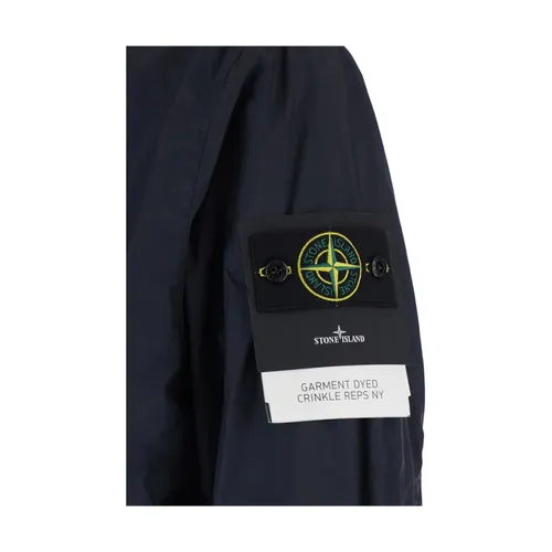 Stand-up Collar Zip Jacket - Stone Island - Modalova