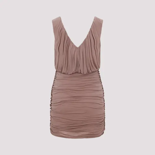 Gathered Mini Dress - Saint Laurent - Modalova