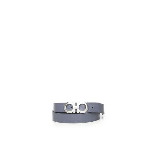 Double Gancini Belt - Ferragamo - Modalova